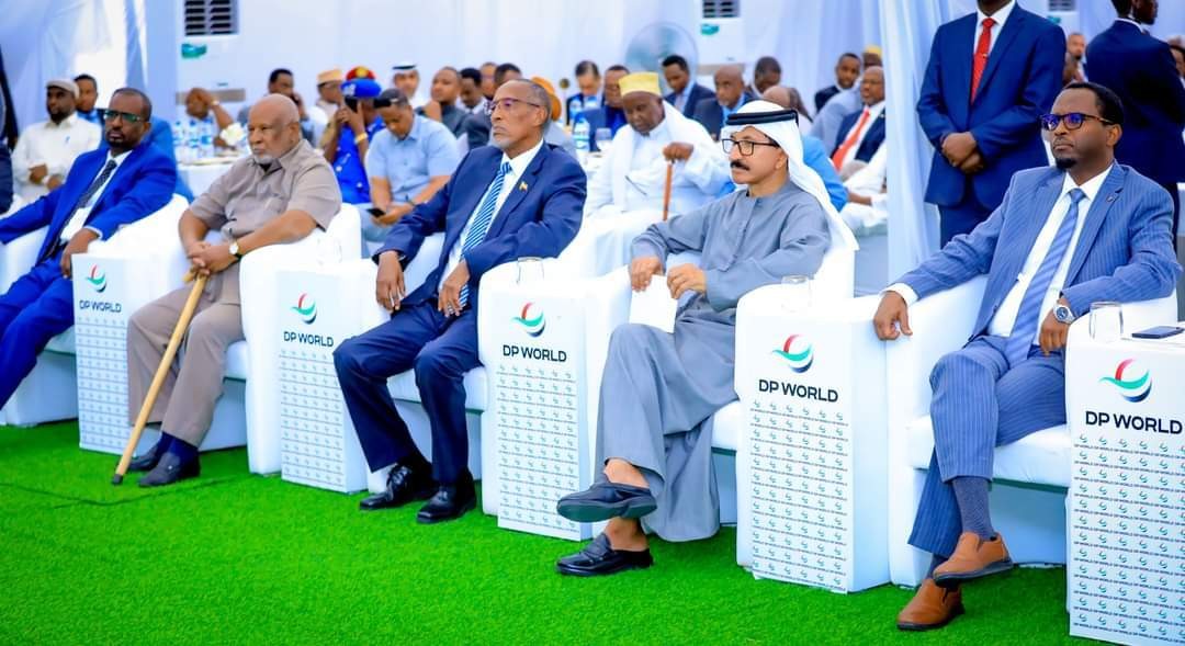 Inauguration of the new Berbera Port container terminal in Somaliland.